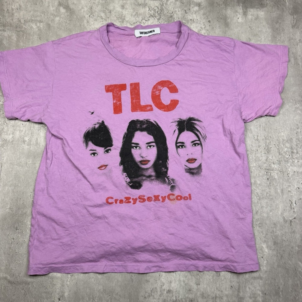 Daydreamer TLC Band Tee Pink Vintage Style Womens XS CrazySexyCool Shirt